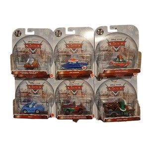 Disney Pixar Cars Christmas Holiday Set of 6 Clutch Kringle Lightning McQueen